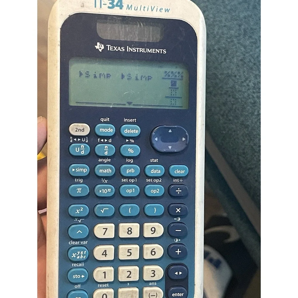 TEXAS INSTRUMENTS TI-34 MULTIVIEW SCIENTIFIC CALCULATOR